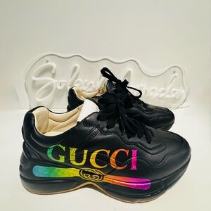 Gucci Rhyton Black Sneakers